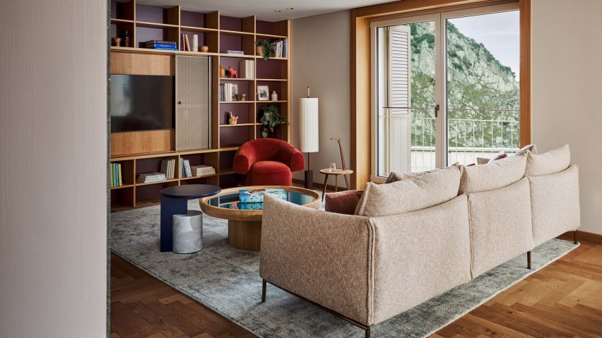 Maya residences in Andermatt, Switzerland with interiors by Patricia Urquiola