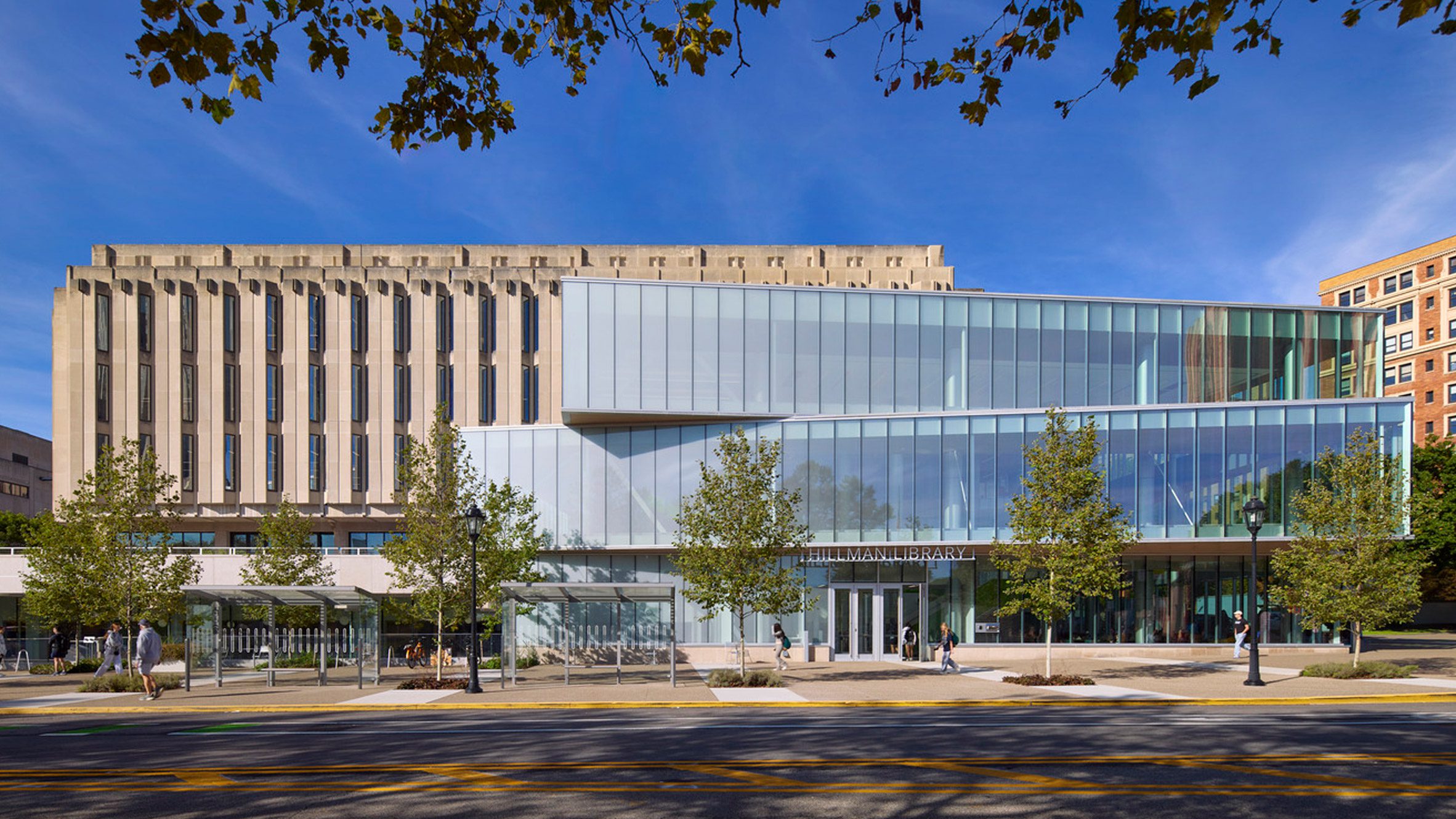 Hillman Library renovation by GBBN