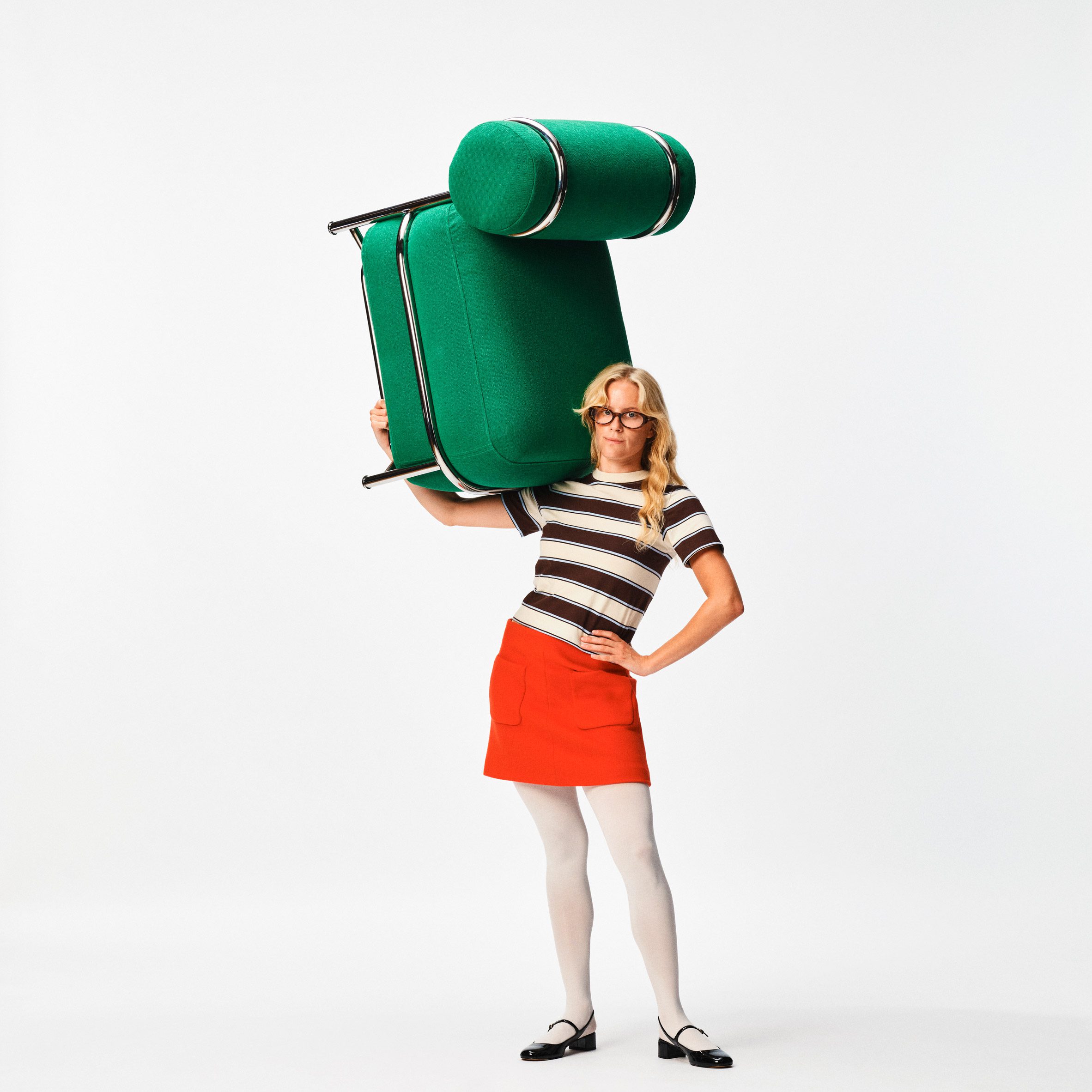 IKEA inflatable chair at Milan design week 2026
