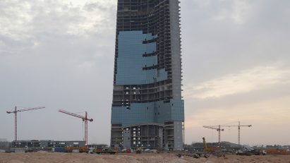 Jeddah Tower by Adrian Smith + Gordon Gill Architecture under construction in Saudi Arabia