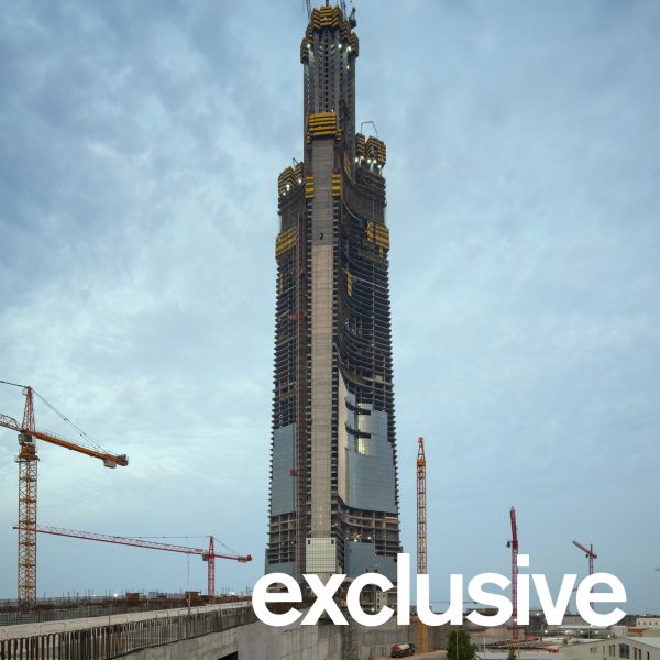 Jeddah Tower under construction in Saudi Arabia