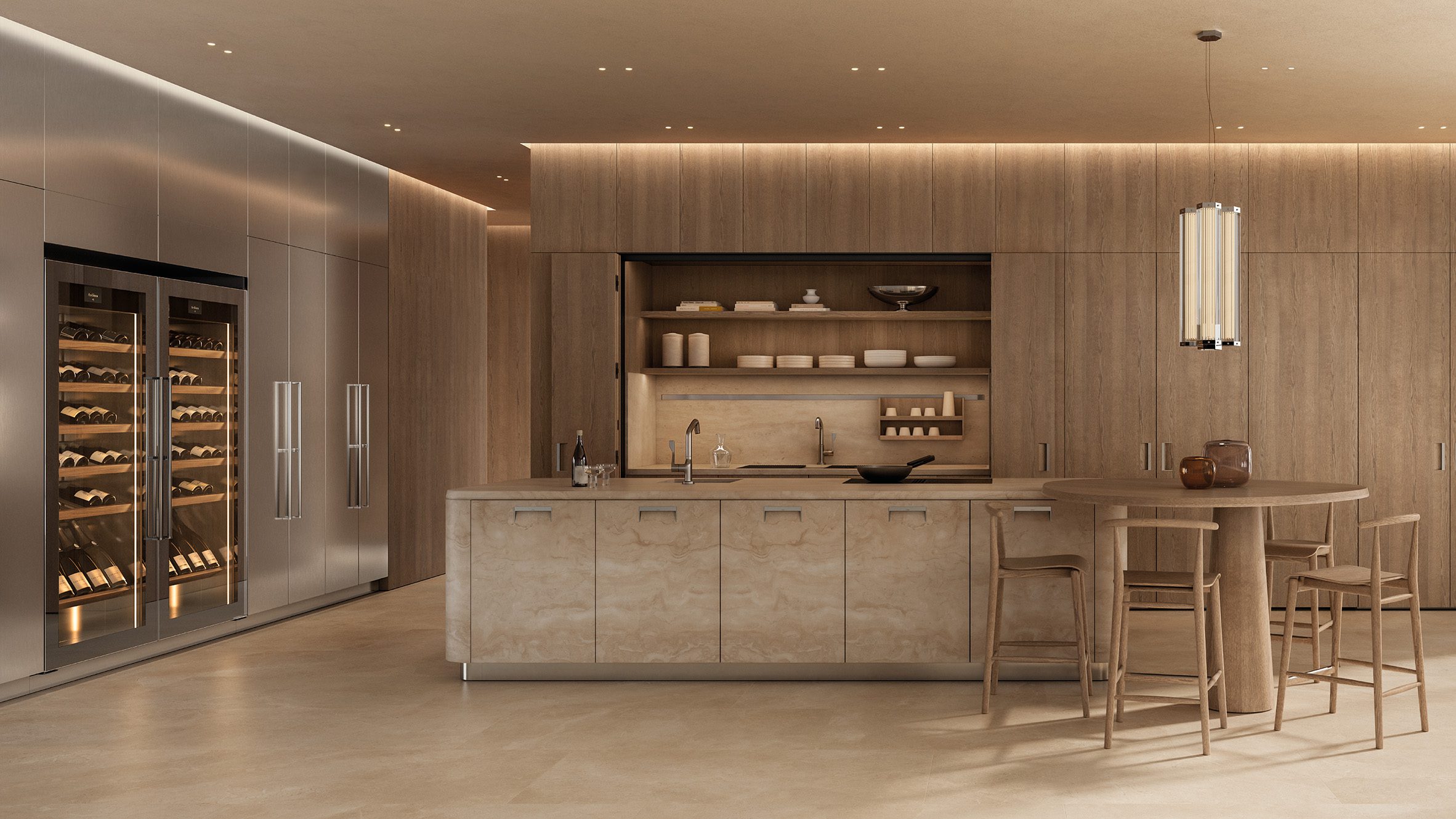 Kora kitchen by Antonio Citterio for Arclinea