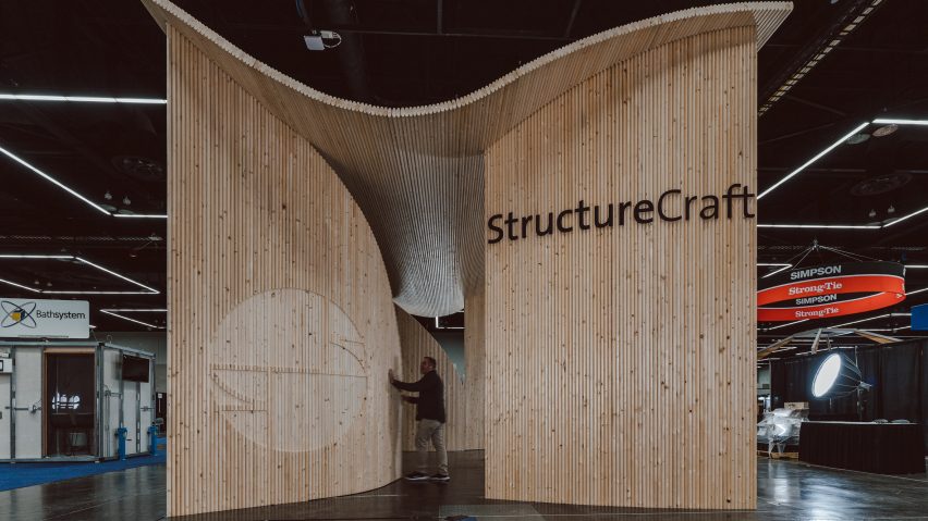 Lake Flato Mass Timber pavilion