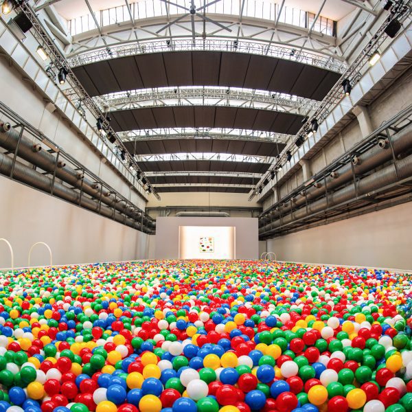 McDonald's ball pit at Milan design week