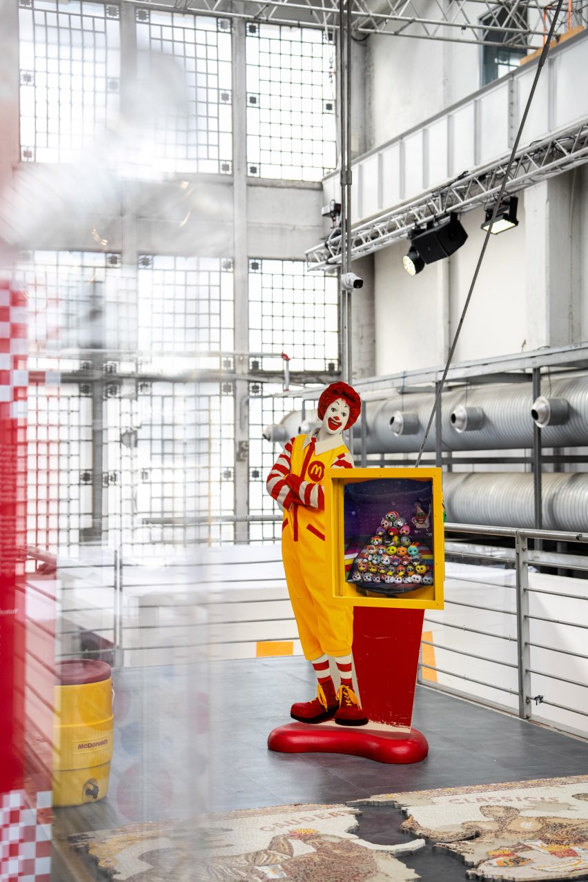McDonald's ball pit at Milan design week