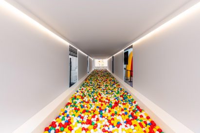 Ball pit at Milan design week