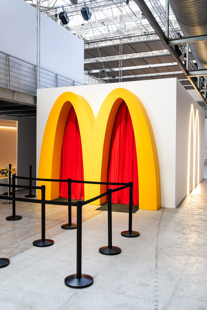 McDonald's ball pit at Milan design week