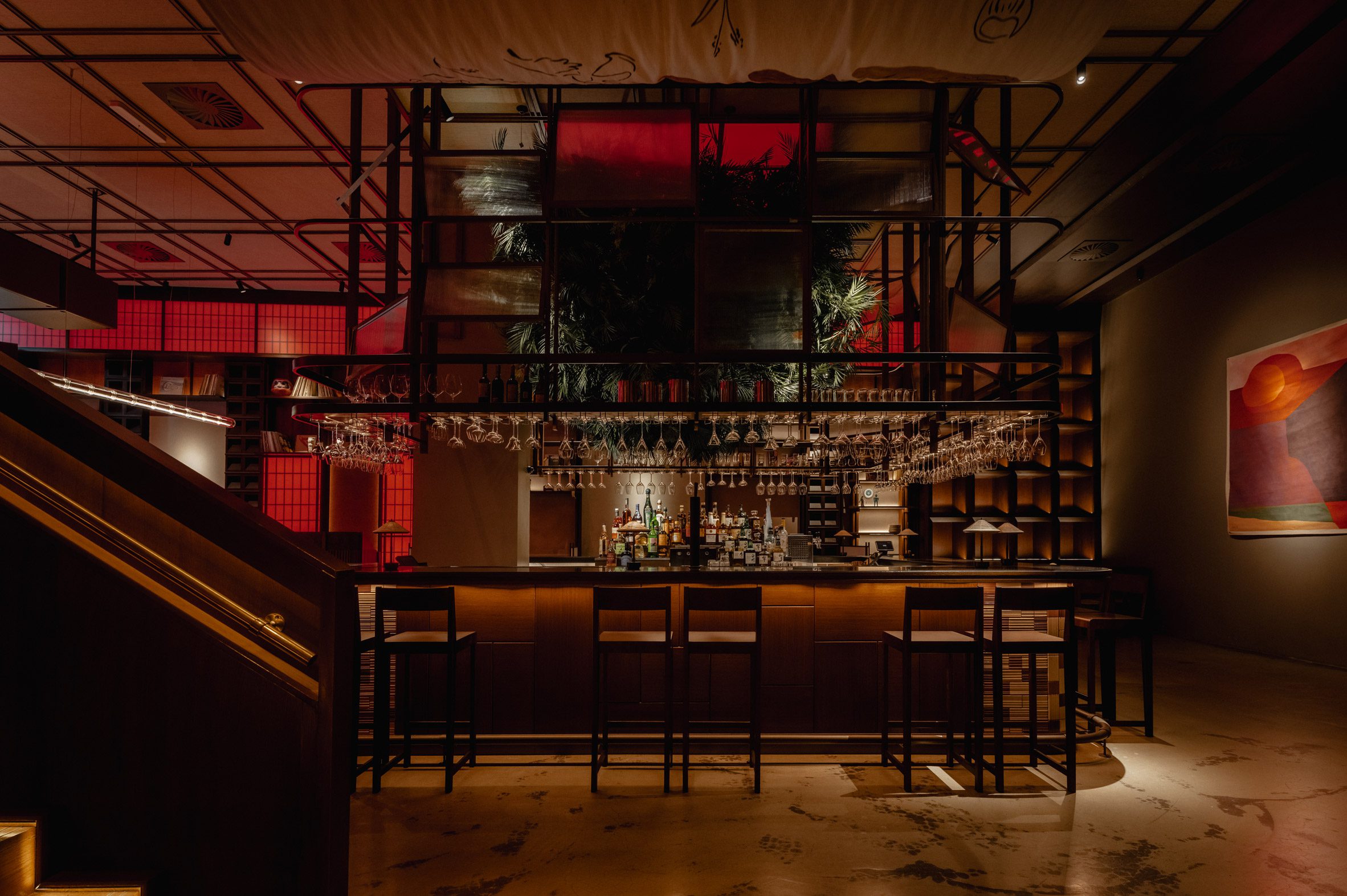 bar area of Mitsu restaurant