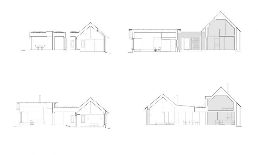 Section of Corriebeg by Moxon Architects