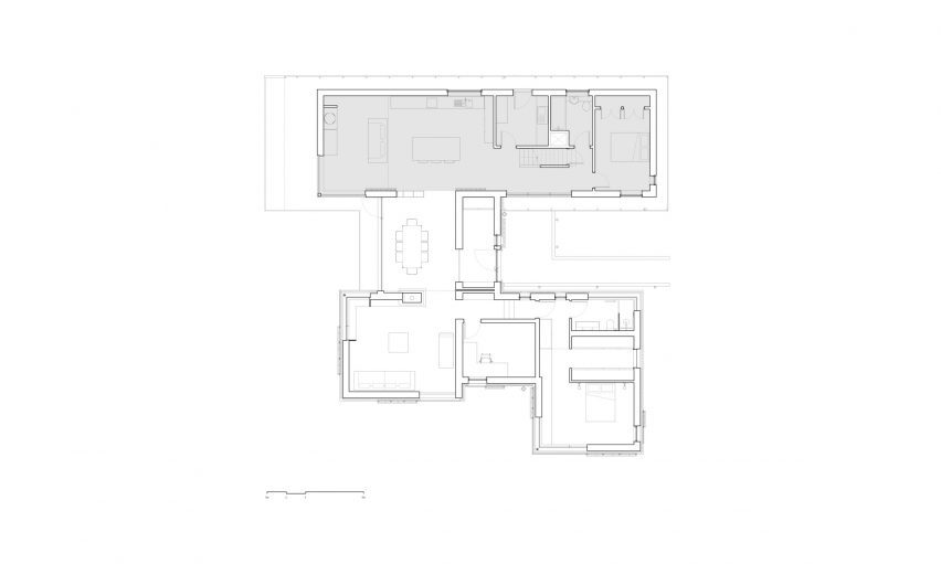 Plan of Corriebeg by Moxon Architects