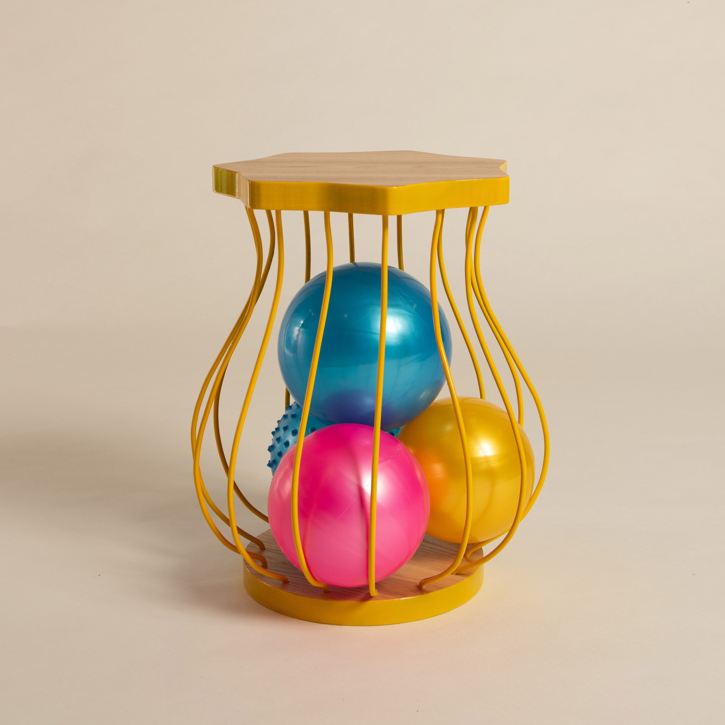 Flower Basket Stool by Minori Furugen