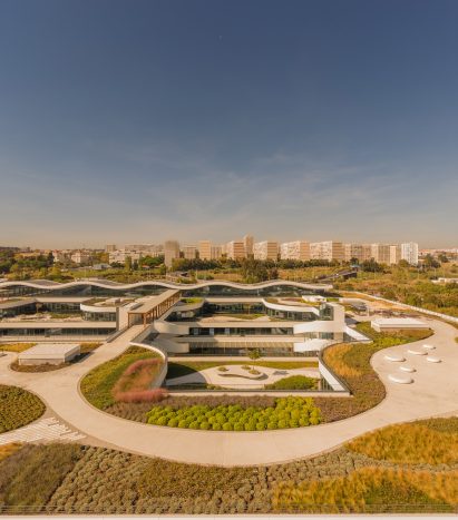 Rooftop gardens on Lisbon office