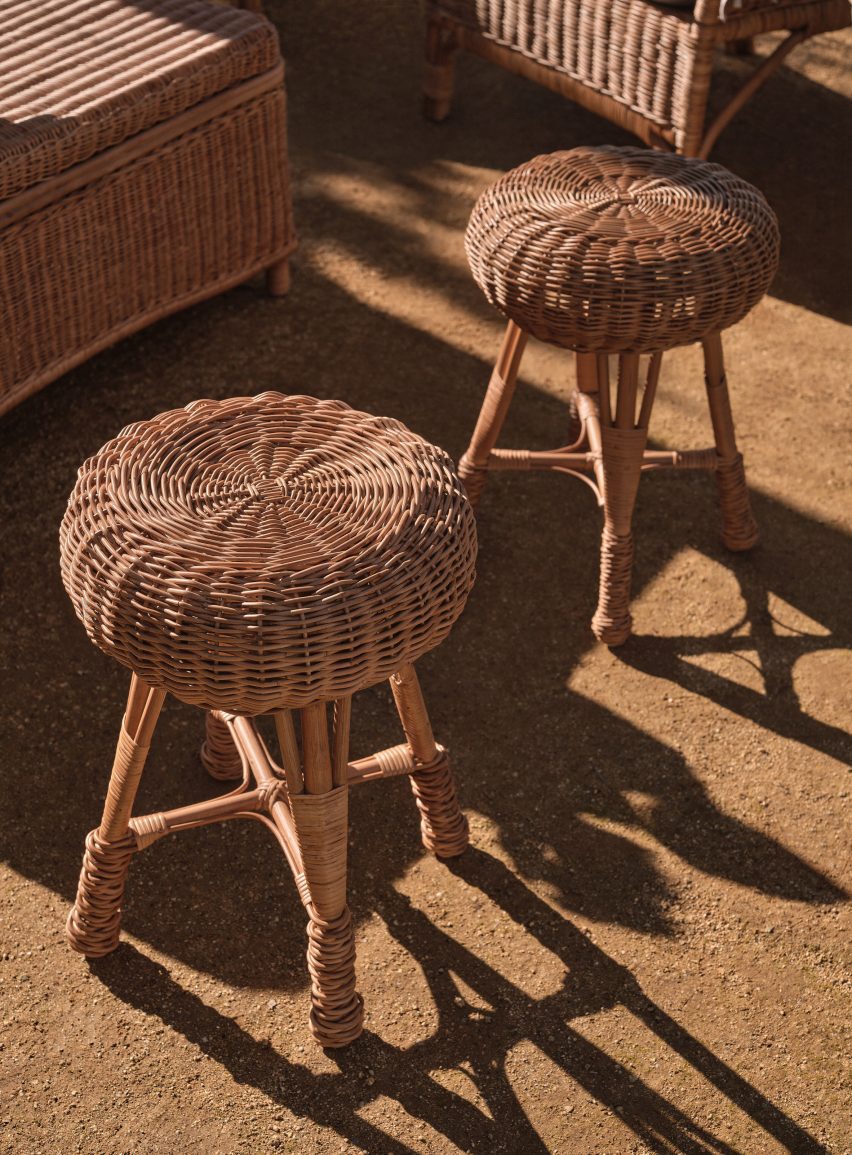 Rattan furniture collection by Pam Anderson