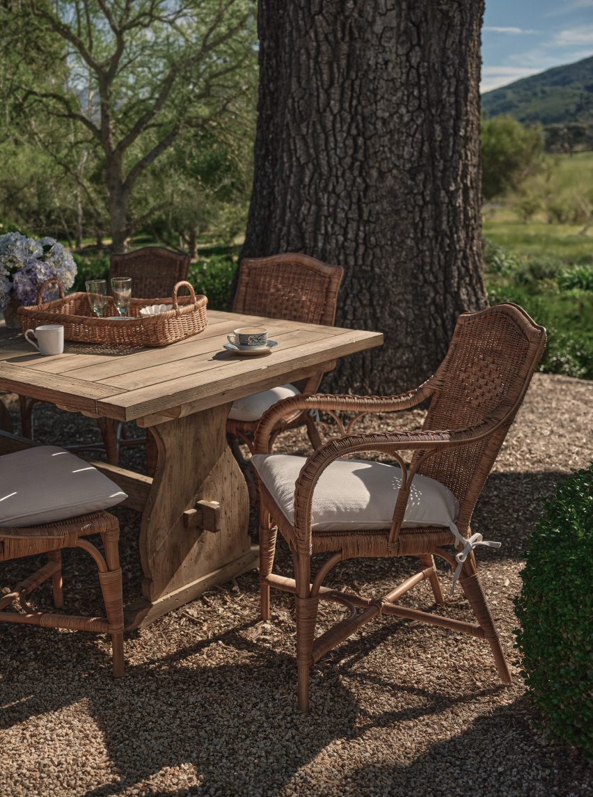 Rattan furniture collection by Pam Anderson