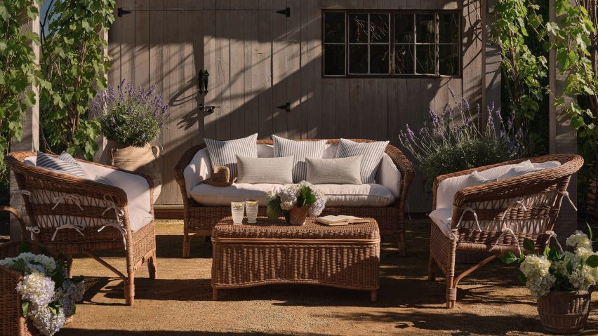 Rattan furniture collection by Pam Anderson