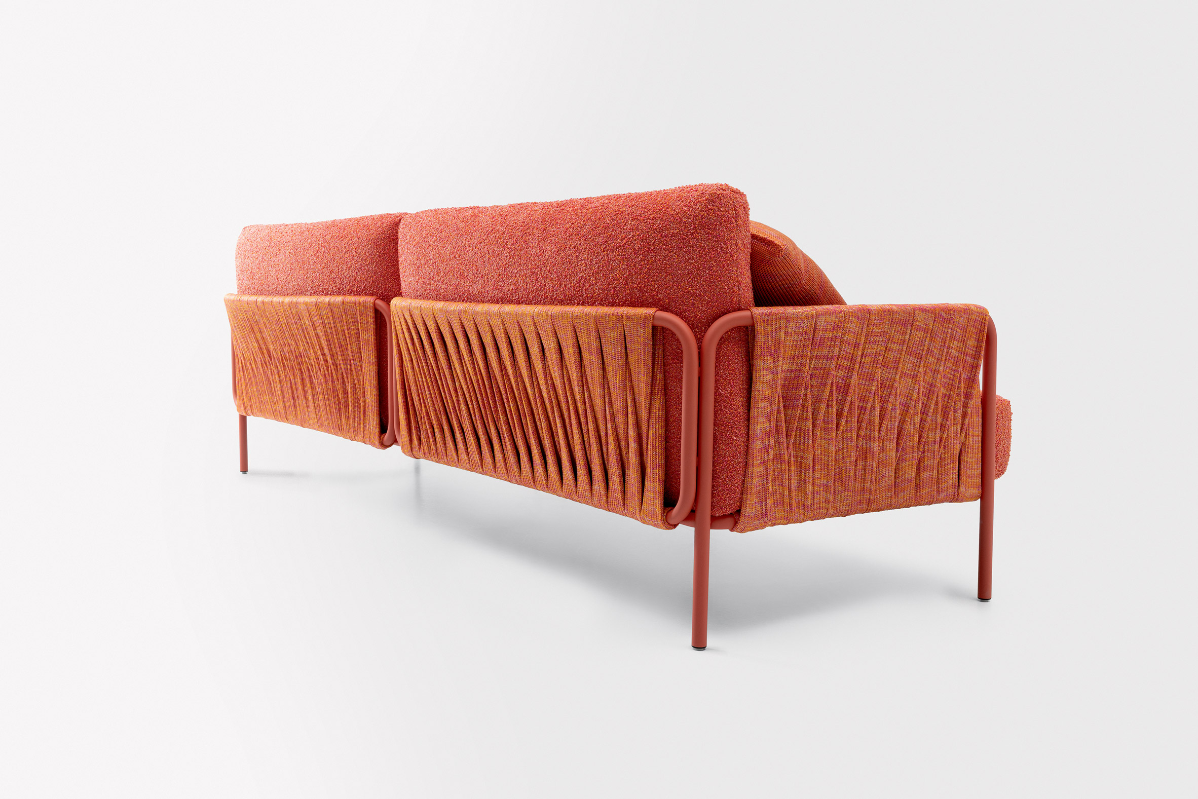 Plissé sofa by Bertrand Lejoli for Paola Lenti