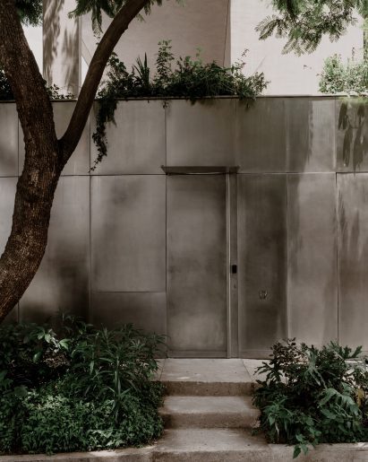 Exterior of Mexico City house