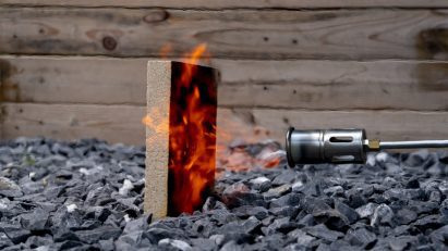 Fireproof sawdust struvite composite material by researchers at ETH Zurich and Empa