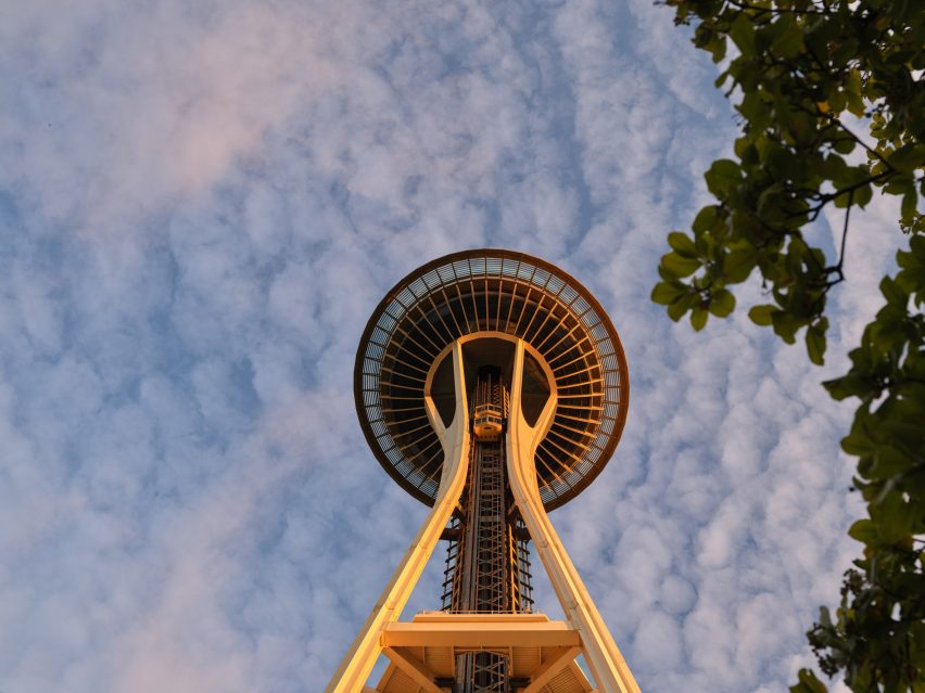 Seattle Space Needle double decker elevators