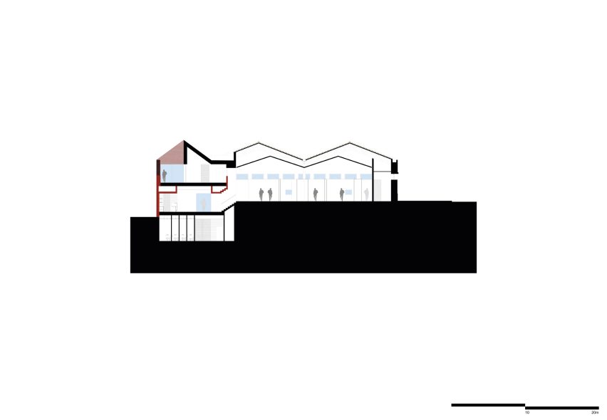 Section of Vila do Bispo Museum by Spaceworkers