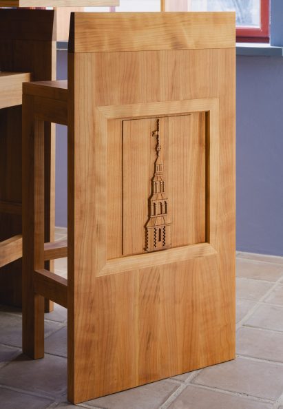 Stool from Rosenborg Castle welcome pavilion