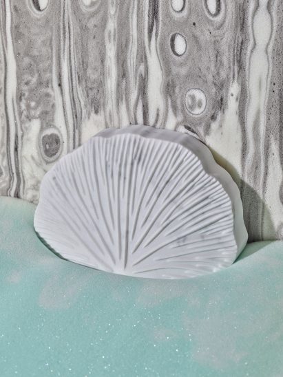 Coral design in stone