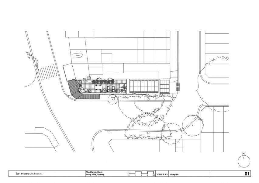 The Corner Store site plan