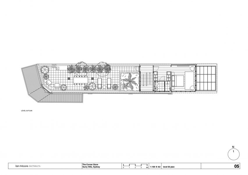 Level 3 plan for Ian Moore Architects' heritage pub conversion