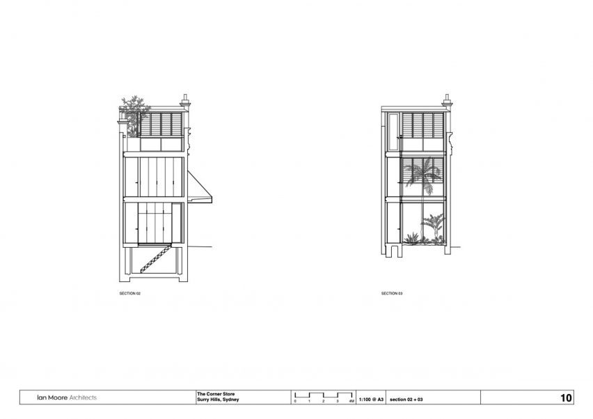 Section 2 and 3 of storage and courtyard