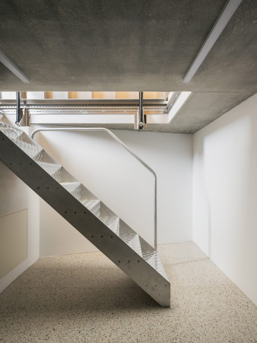 Small basement with hidden staircase