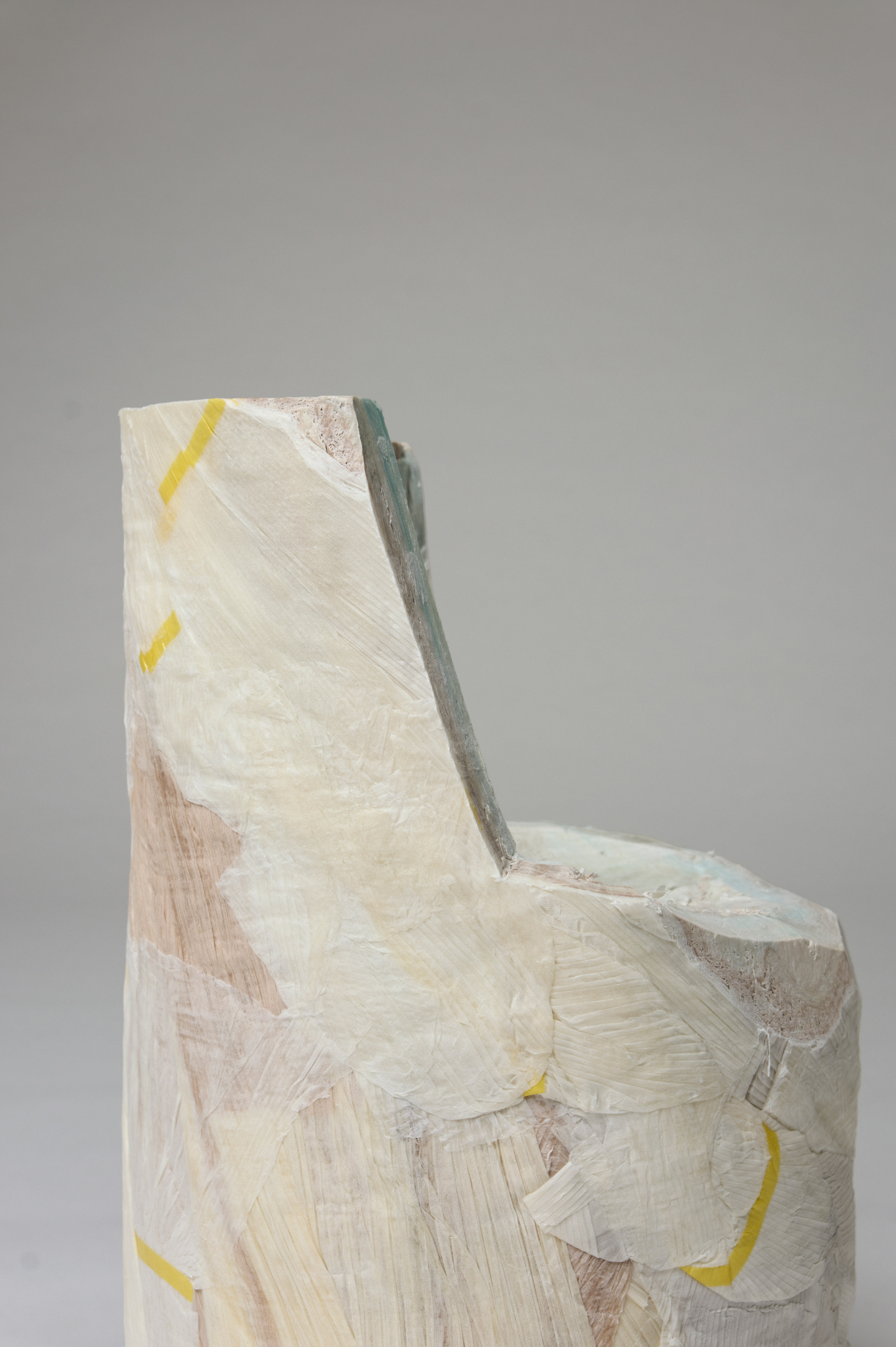 Close-up of a paper chair