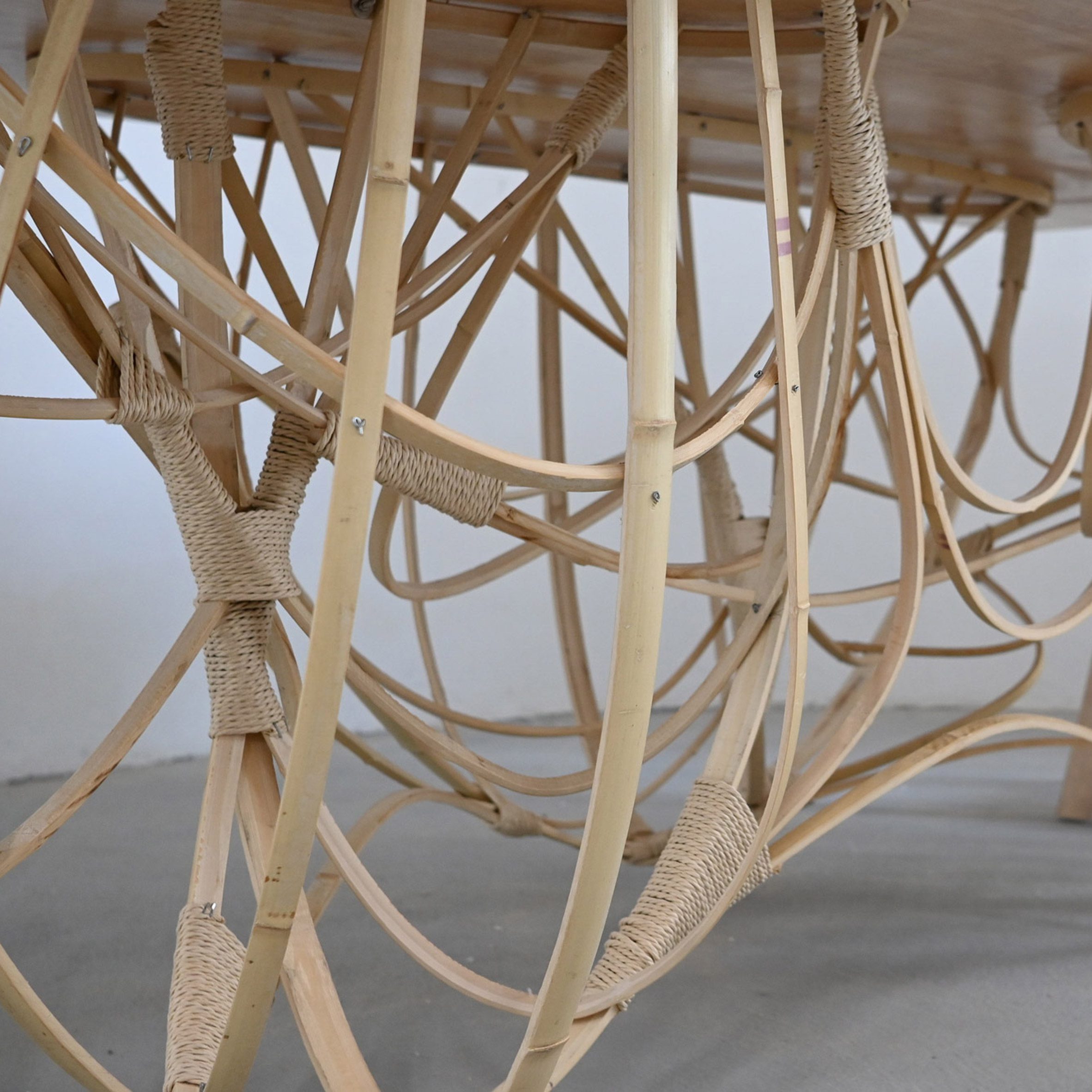 a photograph of a wooden table
