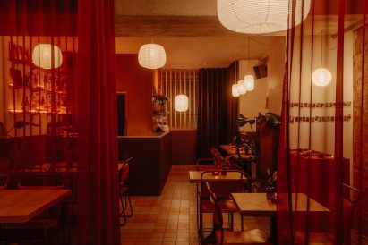 Upstairs at Hausu bar in Peckham, London