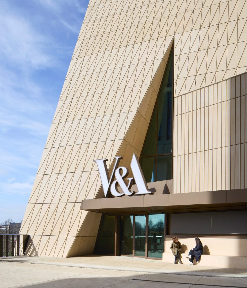 Interior of V&A East Museum in London by O'Donnell + Tuomey
