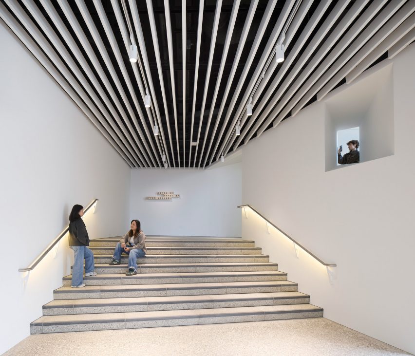 Interior of V&A East Museum in London by O'Donnell + Tuomey