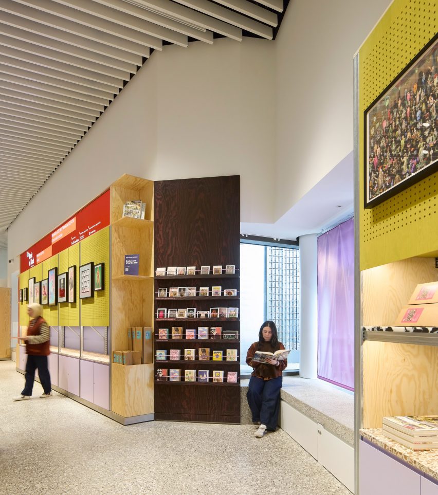Interior of V&A East Museum in London by O'Donnell + Tuomey