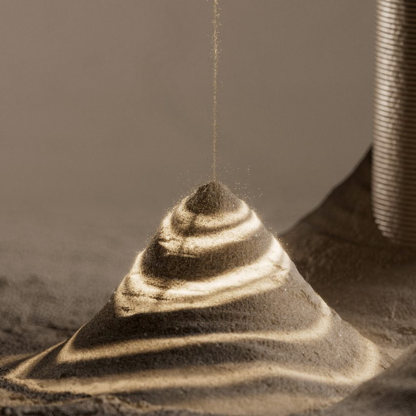 Graphic image of sand