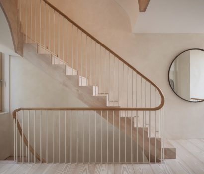 Goldstein Heather West London House timber staircase