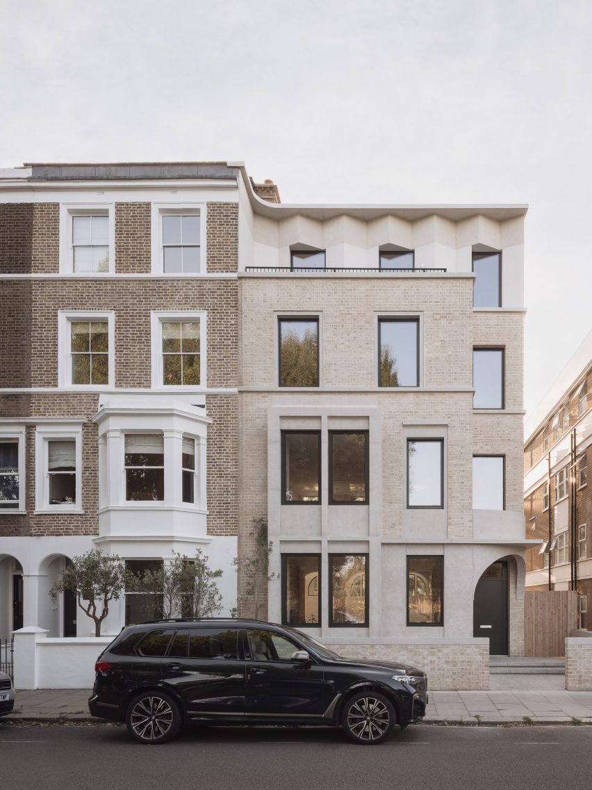Goldstein Heather West London House brickwork facade