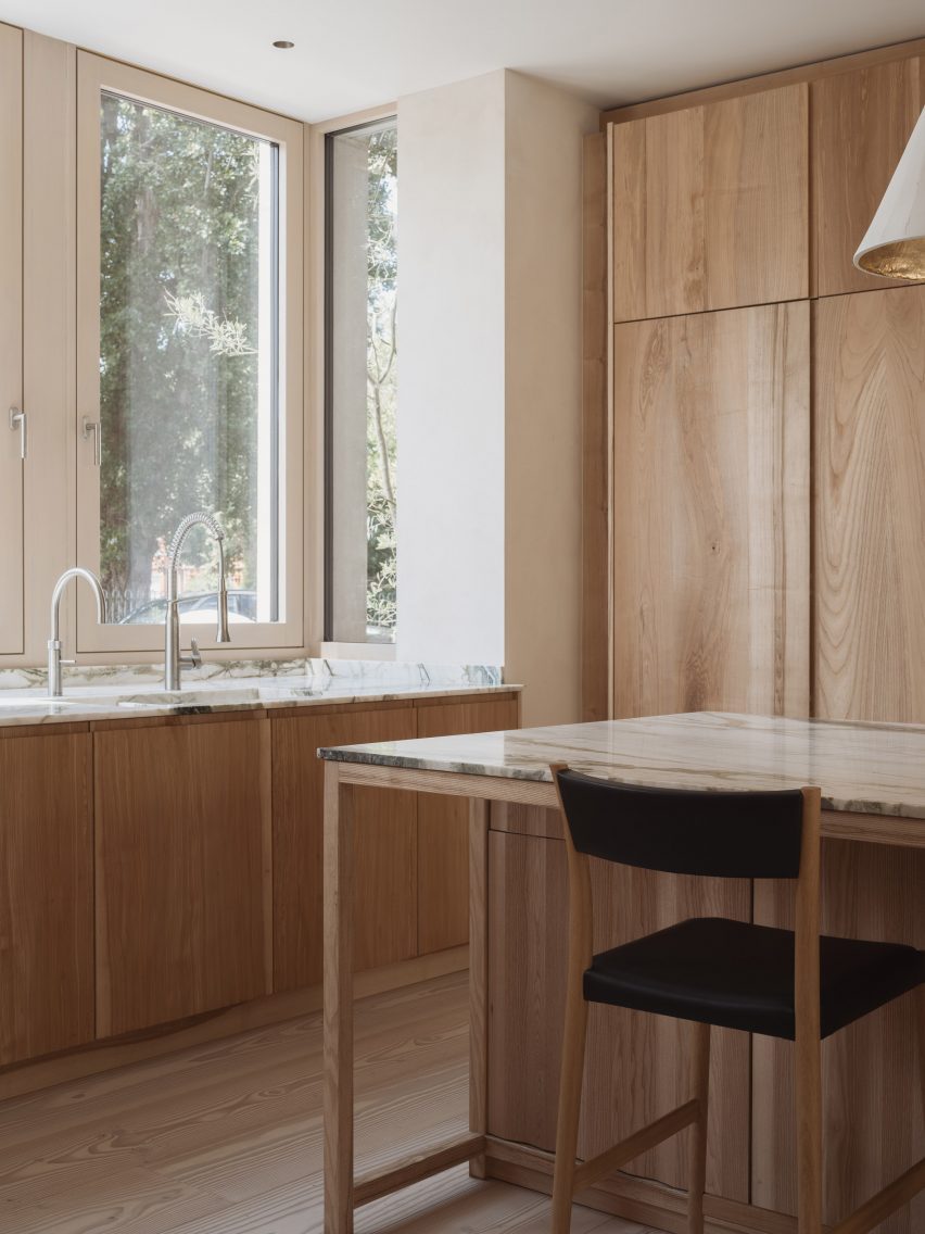 Goldstein Heather West London House timber kitchen