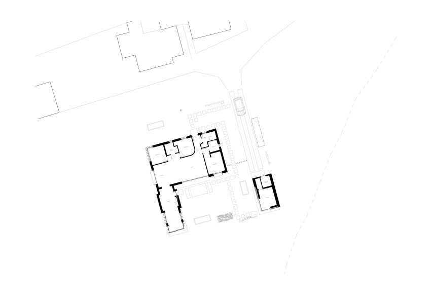 Plan of Westview Cottage by Hollaway Studio