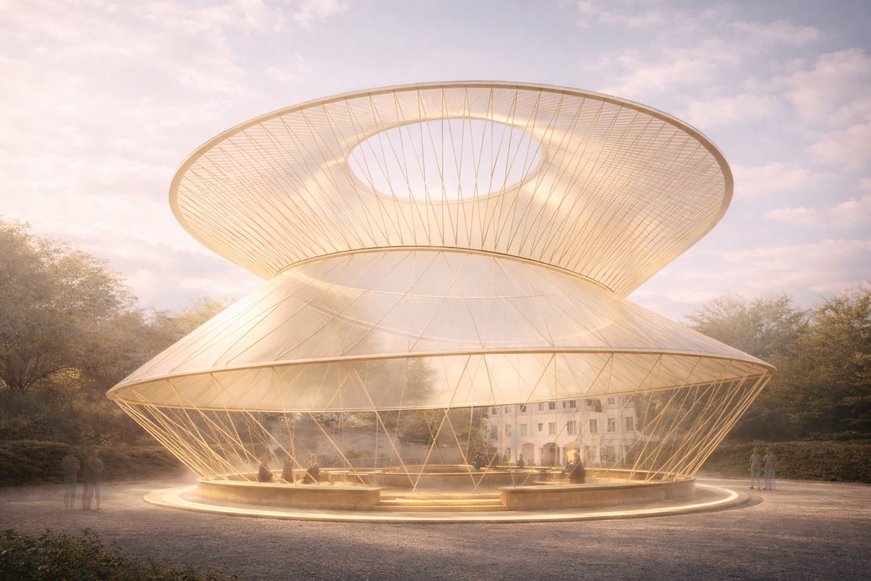 Uzbekistan ACDF Milan design week installation render