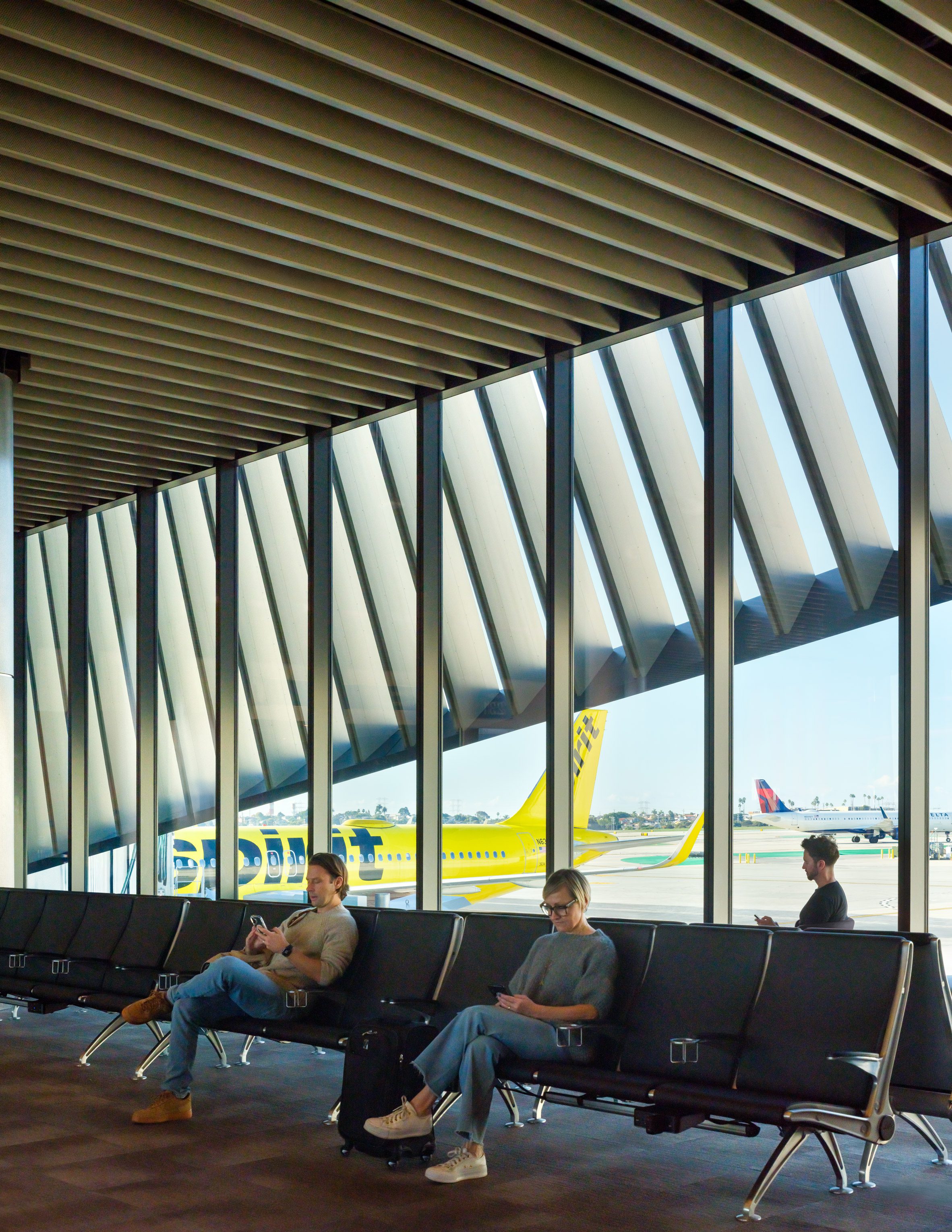 Interior of Woods Bagot LAX terminal expansion