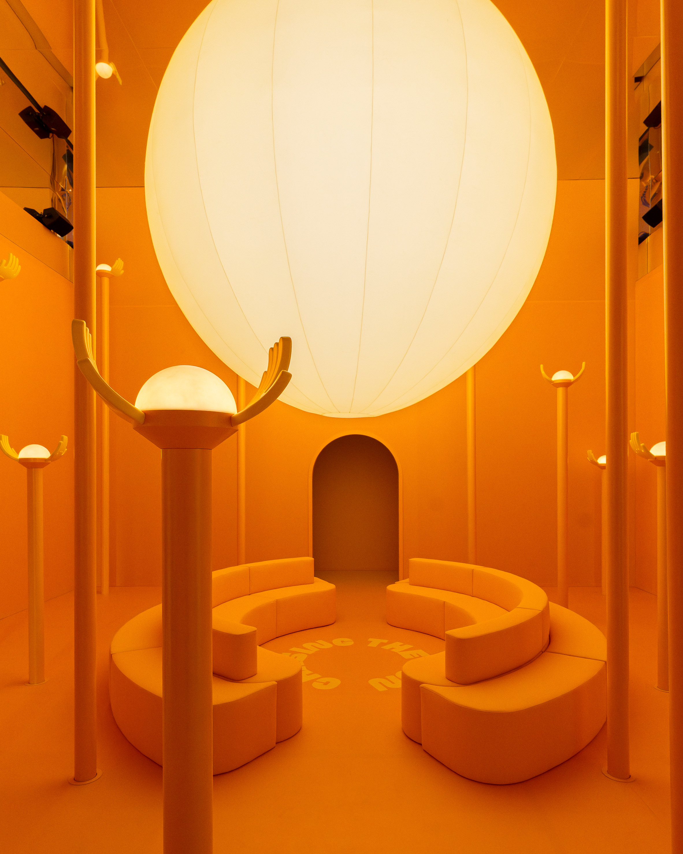 Chasing the Sun installation at Milan design week