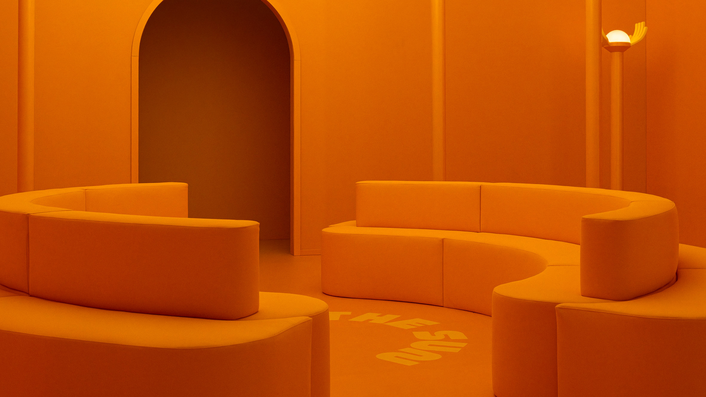 Yinka Ilori installation for Veuve Clicquot at Milan design week