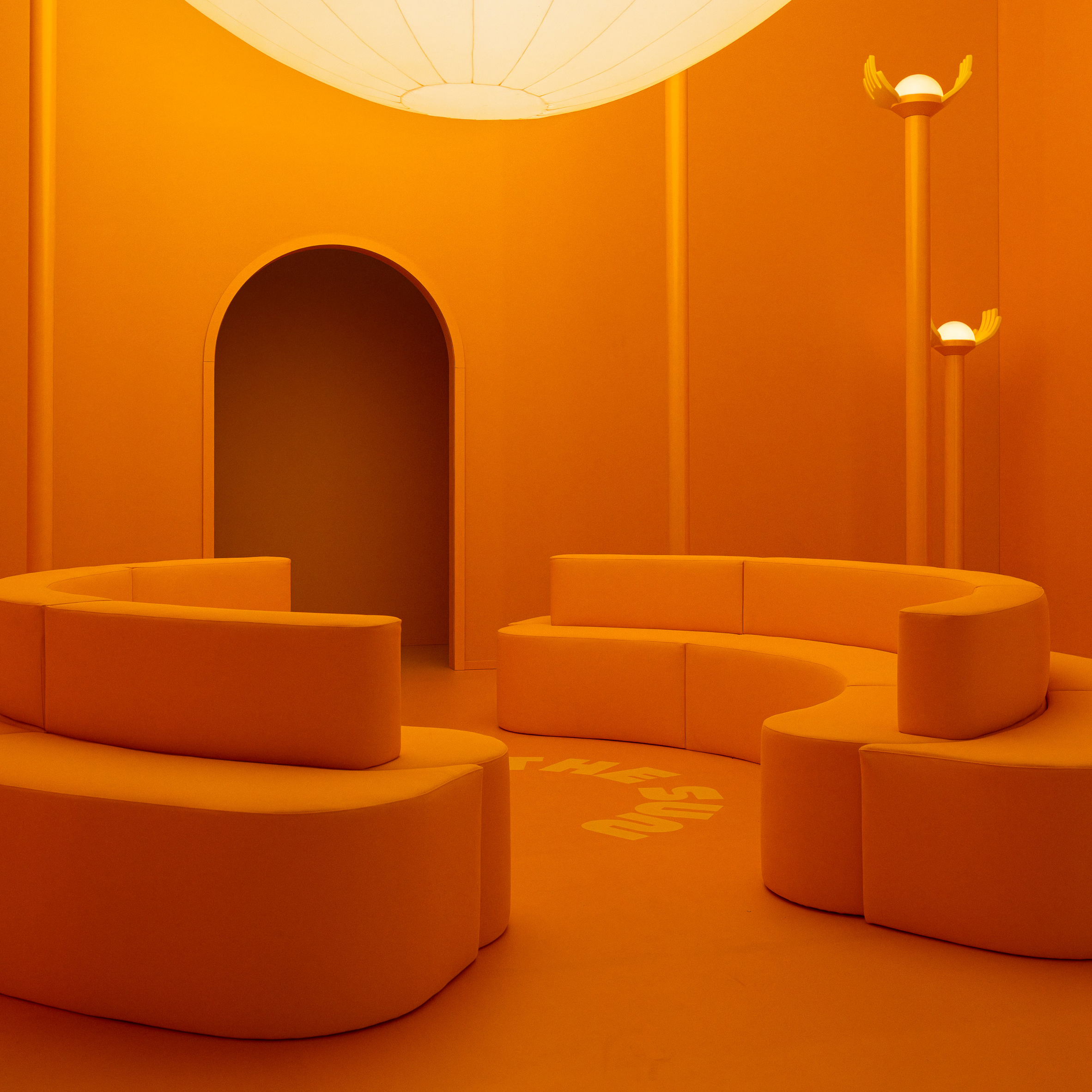 Yinka Ilori installation for Veuve Clicquot at Milan design week
