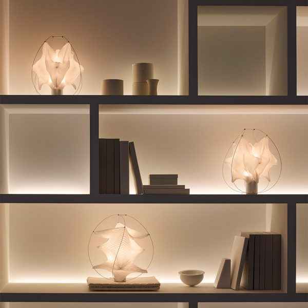 Cloth and wire lighting product display