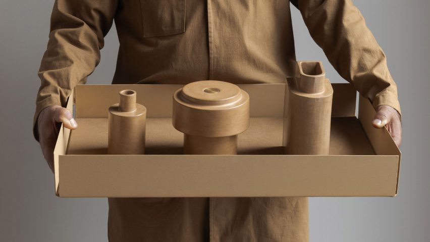 Photo of a tray with design objects