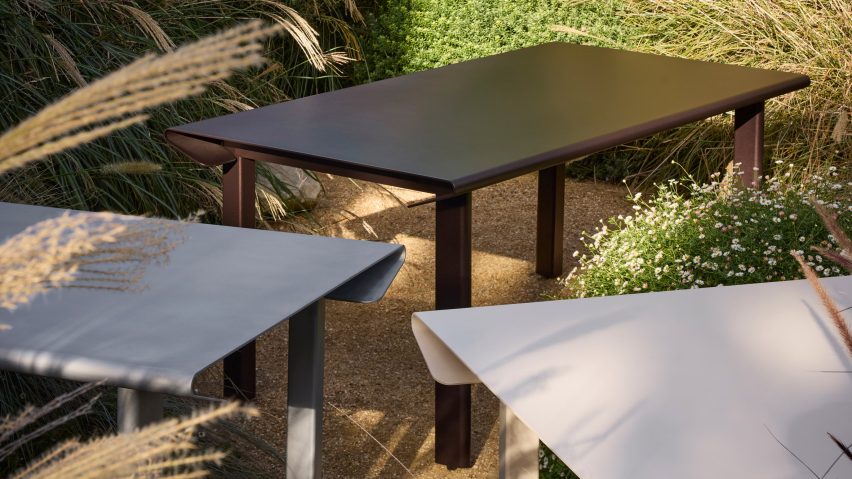 Close-up photograph of table designs from Design By Them