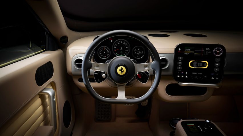 Ferrari Luce cockpit